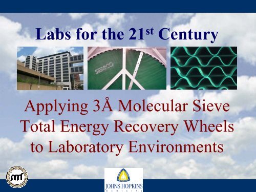 Risk analysis case study of enthalpy wheels for laboratory exhaust