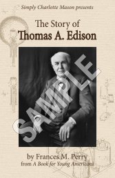 The Story of Thomas A. Edison sample - Simply Charlotte Mason