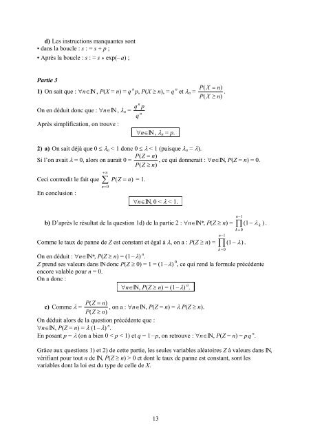 PrÃ©pas 2006 - maths E sujet corrigÃ© - EDHEC Grande Ecole