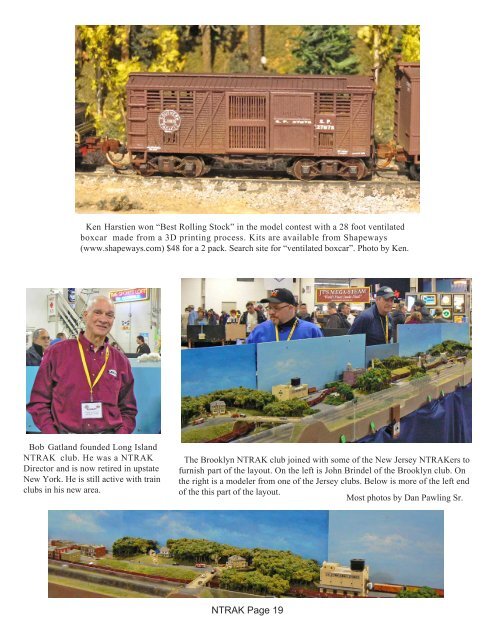 The New Newsletter - NTRAK Modular Railroading Society, Inc.