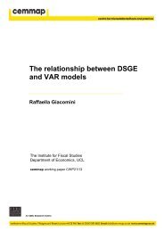 The relationship between DSGE and VAR models - cemmap