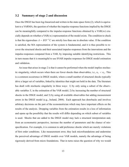 The relationship between DSGE and VAR models - cemmap