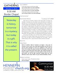 January 4 Communion Worship Bulletin
