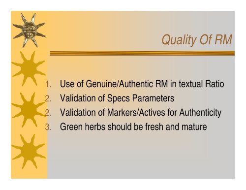 quality assurance/gmp in avaleha paka - amam-ayurveda.org