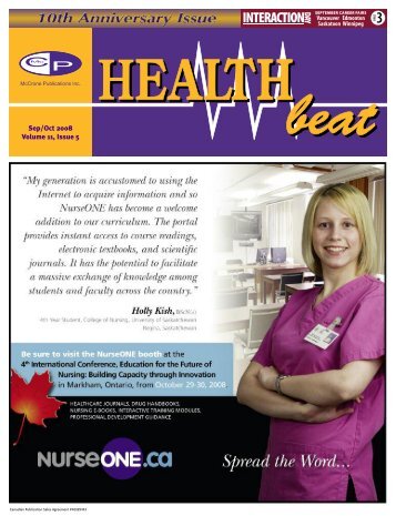 Sep/Oct 2008 Volume 11, Issue 5 - McCrone Healthbeat