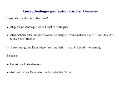 Folienskript zur Aussagenlogik (pdf)