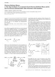 Electron Deficient Dienes. 2. One Step Synthesis of a Coumarin ...