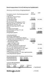 Beispiel Kapitalbedarfsrechnung im PDF-Format - handelswissen.de