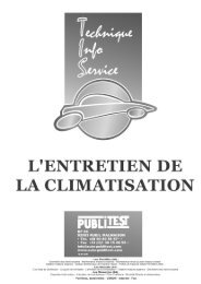 Entretien de la Climatisation - Publitest