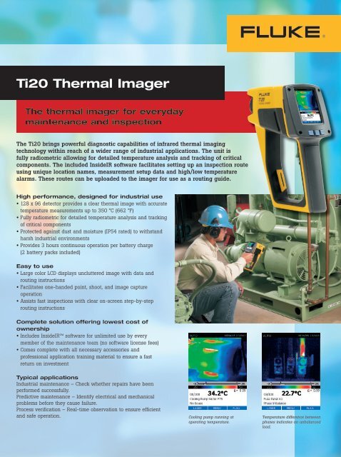 Fluke Ti20 Thermal Imager - Data Sheet - TEVET