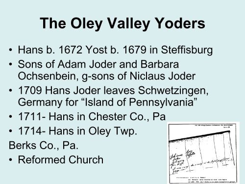 30 years of YNL - Yoder Family Information
