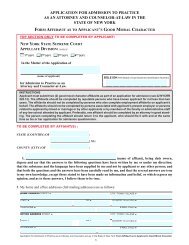 Form Affidavit as to Applicant's Good Moral Character