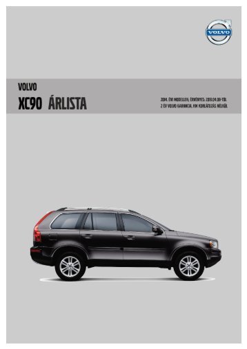 Volvo XC90 Ã¡rlista