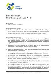 Schulhandbuch von A bis Z.pdf - Schule Triengen