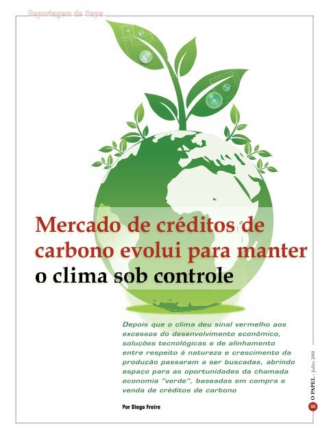 mercado de crÃ©ditos de carbono - Revista O Papel