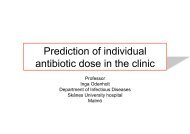 Prediction of individual antibiotic dose in the clinic - WorldPharma ...