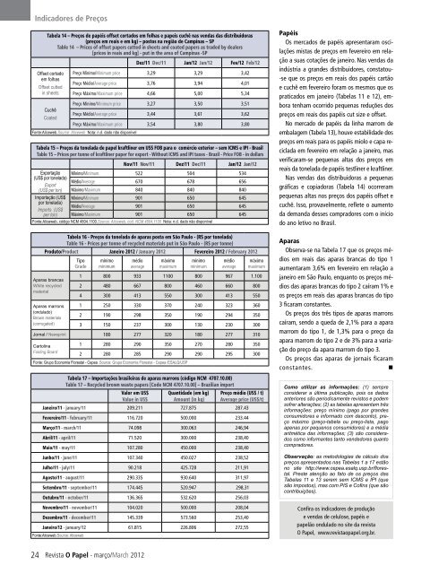 BIOECONOMIA - Revista O Papel