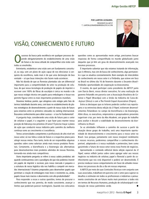 BIOECONOMIA - Revista O Papel
