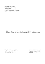 Norme P.T.R.C. vigente - PTRC Piano Territoriale Regionale di ...