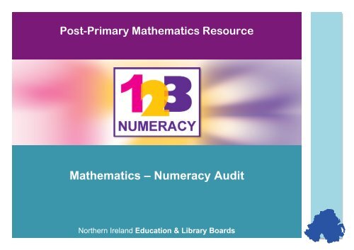 Mathematics Numeracy Audit - Belfast Education & Library Board