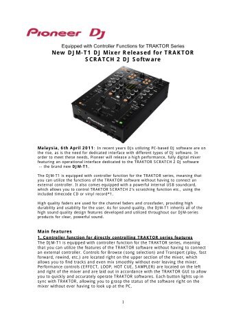 Pioneer djm-t1 dj mixer firmware 2.0 for mac