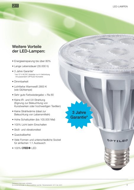 RZB LED Lampen