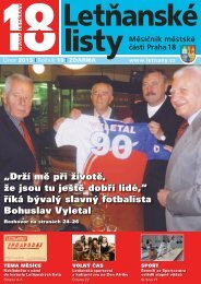 âDrÅ¾Ã­ mÄ pÅi Å¾ivotÄ, Å¾e jsou tu jeÅ¡tÄ dobÅÃ­ lidÃ©,â ÅÃ­kÃ¡ ... - LetÅanskÃ© listy