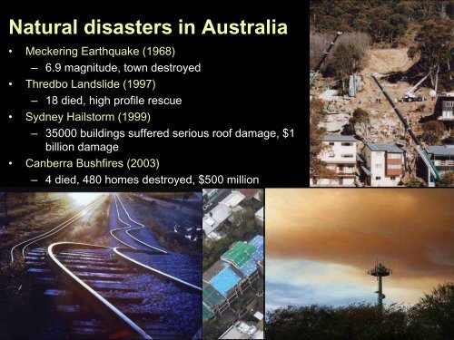 Natural Hazard Science and Emergency Management - Geoscience ...
