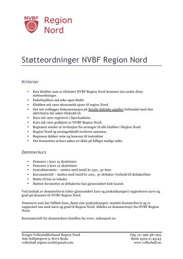 Region Nord - Norges Volleyballforbund