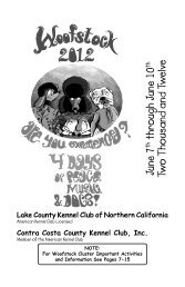 Lake County Kennel Club of Northern California - the Vizsla Club of ...