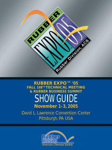2005 Pittsburgh Show Guide - Rubber Division