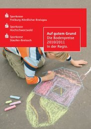 Auf gutem Grund Die Bodenpreise 2010/2011 in der Regio.