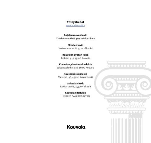 Lukioesite - Kouvola