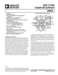 CMOS, 125 MHz Complete DDS Synthesizer AD9850