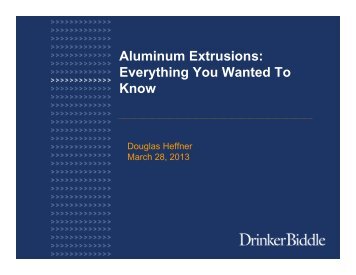 Aluminum Extrusions: Everything You Wanted To Know