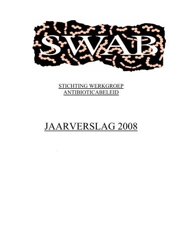 JAARVERSLAG 2008 - SWAB