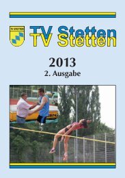 Geschäftsstelle des TV Stetten