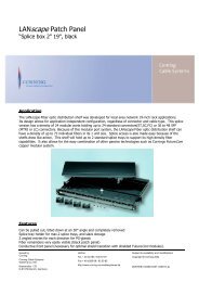 LANscape Patch Panel - Siemens Enterprise Communications ...