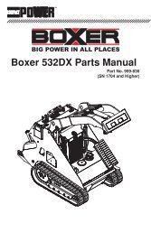 Boxer 532DX Parts Manual - Boxer Power and Equipment