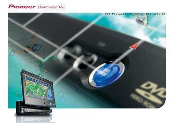 DVD-Navigations-/AV-System AVIC-X1 - Pioneer Europe