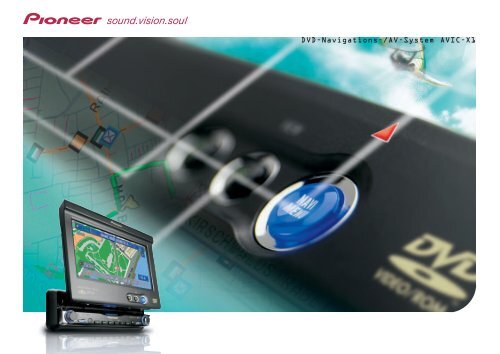 DVD-Navigations-/AV-System AVIC-X1 - Pioneer Europe