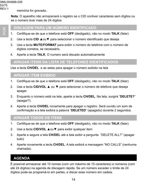 OS5851L-BR Manual de Instruções Modelo ... - Oregon Scientific