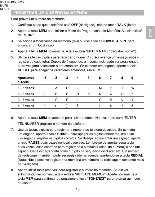 OS5851L-BR Manual de Instruções Modelo ... - Oregon Scientific