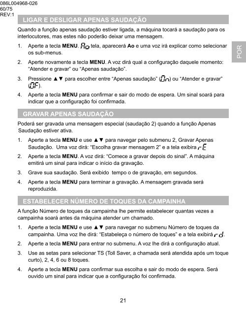 OS5851L-BR Manual de Instruções Modelo ... - Oregon Scientific