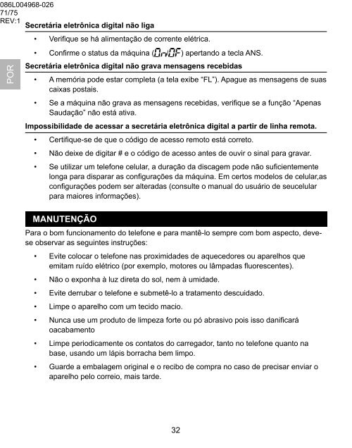 OS5851L-BR Manual de Instruções Modelo ... - Oregon Scientific