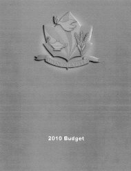 2010 Municipal Budget - Monroeville
