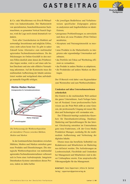 1 0 6 Von der Print- zur Medienmarke - Arbeitskreis PRESSEMARKT ...