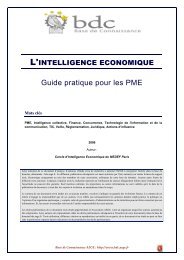 Intelligence Ã©conomique : Guide pratique pour les PME - Base de ...