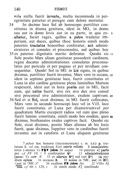 Iulii Firmici Materni Matheseos libri VIII - Hellenistic Astrology