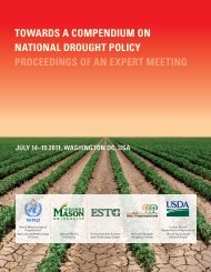 Towards a Compendium on National Drought Policy. Proceedings